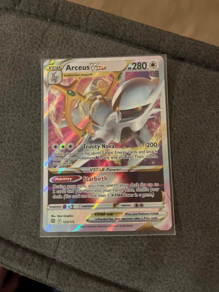 Arceus VSTAR 123/172, Verzenden, Nieuw, Losse kaart, Foil