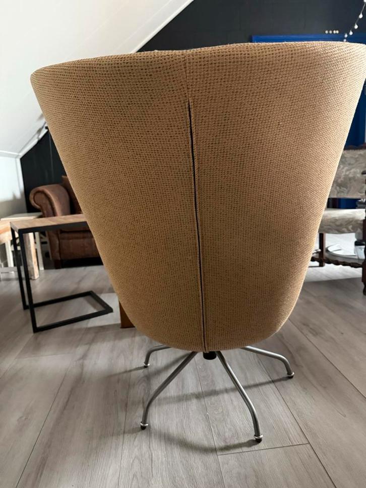 Draaistoel / Gemakstoel met wasbare hoes, Huis en Inrichting, Fauteuils, Gebruikt, Metaal, 75 tot 100 cm, Ophalen of Verzenden