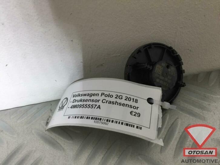 vw polo 2g 2018 crashsensor crash sensor deur 4m0955557a, Auto-onderdelen, Overige Auto-onderdelen, Volkswagen, Gebruikt, Ophalen of Verzenden