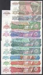 Zaire 9 Biljetten van het Jaar 1993, Verzenden, Overige landen, Setje