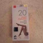 Hema panty 20 matt mouse transparent light black L 44/46, Zwart, Nieuw, Ophalen of Verzenden, Maat 44/46 (L)