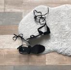 H&M - zwarte veter sandalen - maat 39, Kleding | Dames, Schoenen, Sandalen of Muiltjes, H&M, Ophalen of Verzenden, Zo goed als nieuw