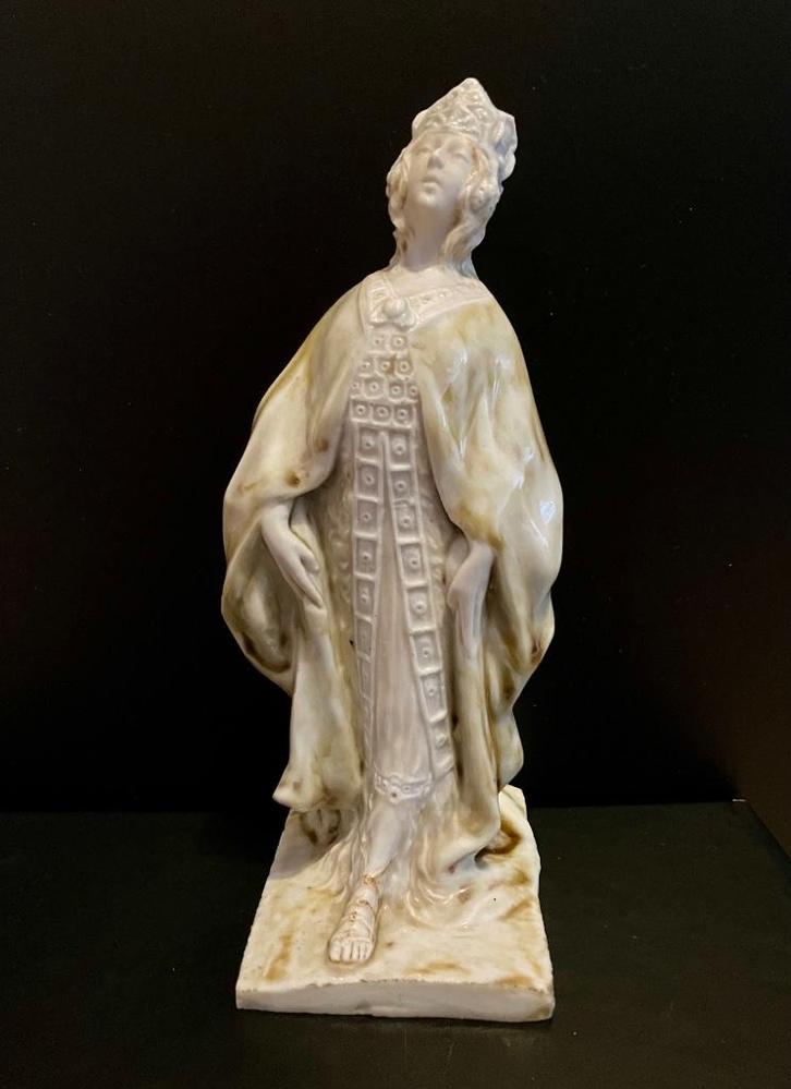 Joseph Mougin Nancy beeld - Sevres Meissen Copenhagen Art, Antiek en Kunst, Antiek | Keramiek en Aardewerk, Ophalen of Verzenden