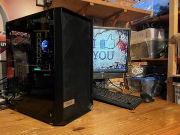 Zwarte Game-PC Intel i7-8700K/32GB/1TB SSD/GTX1080Ti/3TB beschikbaar voor biedingen
