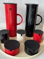 Stelton thermoskan melkkan suikerpot Erik Magnussen vintage, Overige materialen, Gebruikt, Overige typen, Ophalen of Verzenden