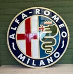 Alfa Romeo Milano Emaille Reclamebord, Ophalen, Zo goed als nieuw, Reclamebord