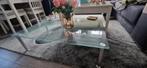 Glazen tafel 110x60 cm, Huis en Inrichting, Tafels | Salontafels, Ophalen