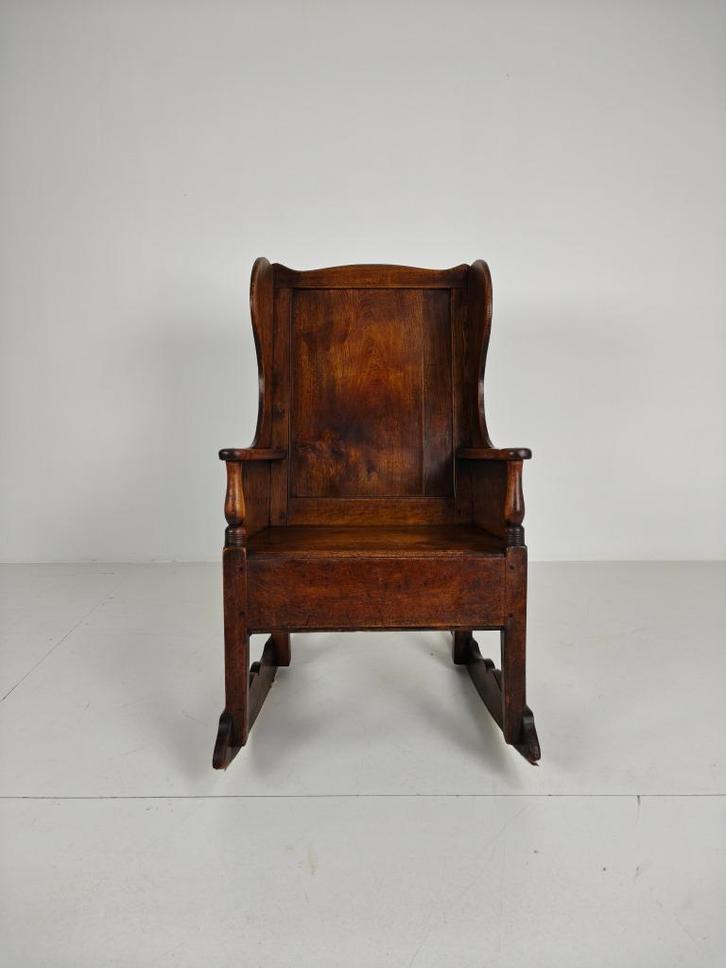 Antieke Lambing Chair / Schommelstoel – ca. 1800,, Antiek en Kunst, Antiek | Meubels | Stoelen en Banken, Ophalen
