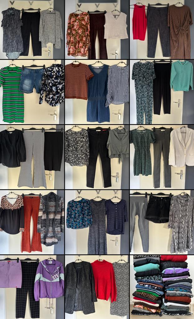 Kledingpakket 39 items maat (X)S, Kleding | Dames, Dames-kledingpakketten, Zo goed als nieuw, Maat 36 (S), Ophalen of Verzenden