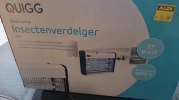 Elektrische Insectenverdelger – Nieuw in doos
QUIGG insecten beschikbaar voor biedingen