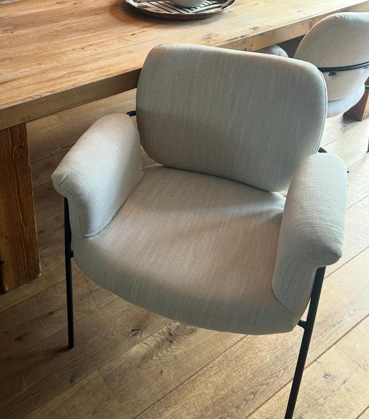 Fauteuils, eetstoelen, eetkamerstoelen, ZGAN!, Huis en Inrichting, Stoelen, Zo goed als nieuw, Stof, Ophalen