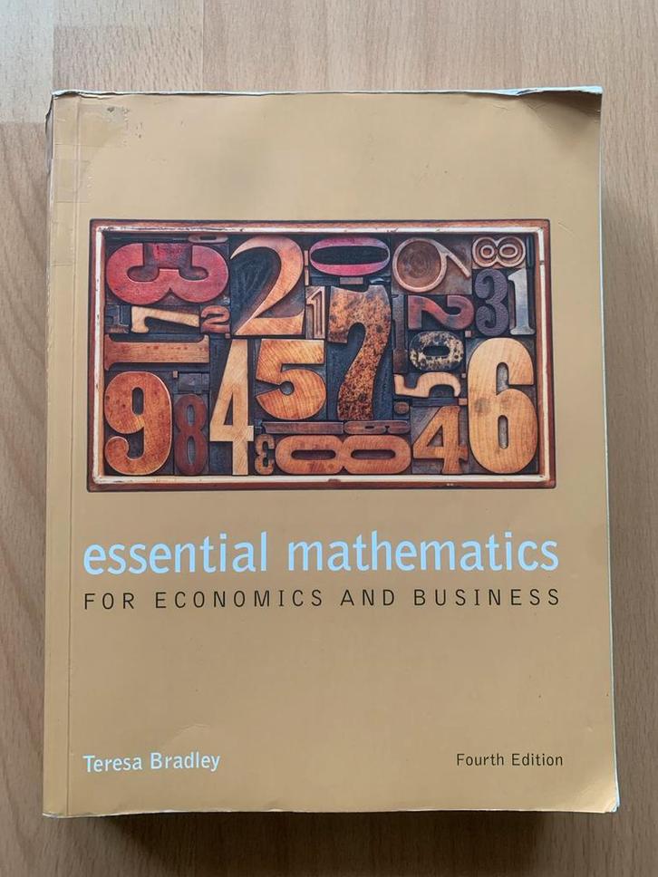 Essential Mathematics - Economie & Bedrijfskunde, Boeken, Studieboeken en Cursussen, Gelezen, HBO, Beta, Ophalen of Verzenden