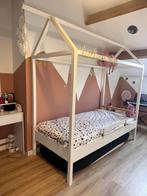 Eenpersoons bed met huisje., Ophalen, 85 tot 100 cm, Gebruikt, Matras