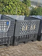 Gebruikte kunststof pallet kratten, Doe-het-zelf en Verbouw, Kratten en Dozen, Ophalen, Gebruikt, 100 cm of meer, Opvouwbaar