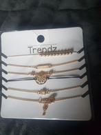 Set van 6 leuke armbandjes, nieuw., Overige materialen, Verzenden, Nieuw, Met strass