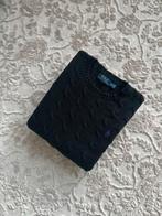 Ralph Lauren Kabeltrui Zwart XS, Kleding | Heren, Truien en Vesten, Zwart, Ralph Lauren, Ophalen of Verzenden, Zo goed als nieuw