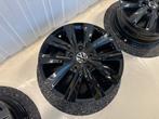 17'' VW Crafter Lismore 2N0601025A Velgen Set Hoogglans zwar, Bestelwagen, Velg(en), Nieuw, 17 inch
