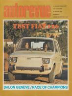 Fiat 126 testen in Autovisie e.a., Boeken, Gelezen, Ophalen of Verzenden, Overige merken, Autovisie