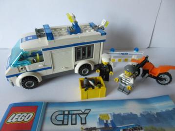 7286 Lego Boevenwagen, politie auto met bouwtekening beschikbaar voor biedingen