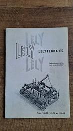 Lely Lelyterra EG gebruikershandleiding met onderdelenlijst, Ophalen of Verzenden, Zo goed als nieuw