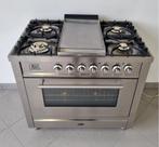Luxe Fornuis Boretti 90cm rvs digitaal Frytop 1 oven, Niet ingevuld, 60 cm of meer, Niet ingevuld, Ophalen of Verzenden