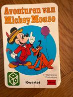 Mickey Mouse Kwartet - Vintage Kaartspel, Drie of vier spelers, Ophalen of Verzenden, Gebruikt