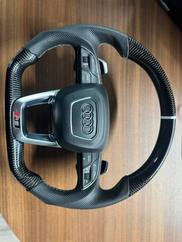Audi RS Stuurwiel Met Airbag Carbon Leder beschikbaar voor biedingen