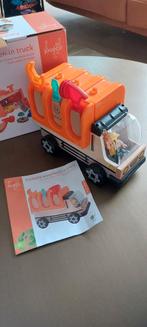 Jouéco Speelset Werkbanktruck Jongen Hout Oranje 26-delig, Kinderen en Baby's, Speelgoed | Racebanen, Nieuw, Ophalen of Verzenden