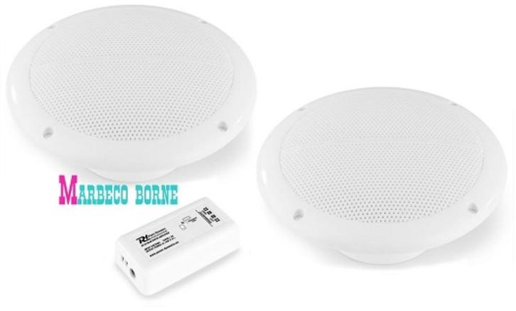 Compacte Bluetooth Amplifier kit met 5" Speakers, BT10SET, Audio, Tv en Foto, Luidsprekers, Nieuw, Front, Rear of Stereo speakers