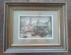 Prachtige reliëf tekening 3D Monnickendam, Anton Pieck, Antiek en Kunst, Ophalen of Verzenden