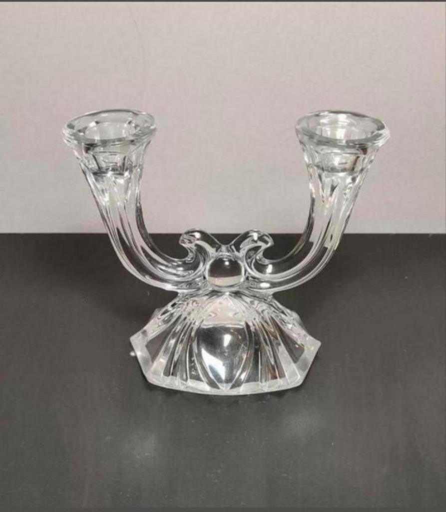Art-déco kandelaar, Antiek en Kunst, Antiek | Glas en Kristal, Ophalen of Verzenden