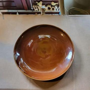 Bruin, servies Retro look. ( Gebruikt) beschikbaar voor biedingen