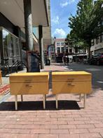 SALE: vintage design nachtkastjes, jaren 50, België, Ophalen, Gebruikt, -, -