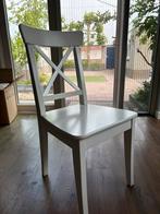 Stoel Ikea Ingolf - 3 stuks wit, Ophalen, Gebruikt, Drie, Wit