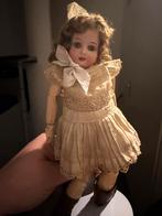 Klein antiek popje met gaaf gezichtje, Verzamelen, Ophalen of Verzenden, Gebruikt, Pop