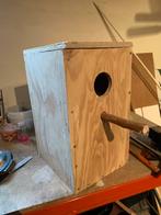 Grote parkieten broedblok, Ophalen, Zo goed als nieuw, Hout, Broedkooi of Kweekkooi