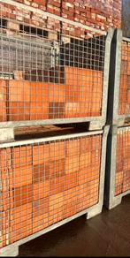 Antieke Franse plavuizen terracotta zalm 16x16 - 65M2, Ophalen, Steen of Klei, Minder dan 50 cm, Zo goed als nieuw