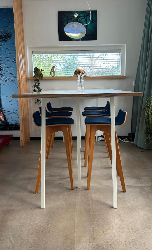 Hay Loop, Huis en Inrichting, Tafels | Eettafels, Zo goed als nieuw, 50 tot 100 cm, 200 cm of meer, Vijf personen of meer, Rechthoekig