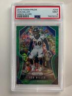 Panini prizm NFL Von Miller /75 green scope Broncos PSA 9, Ophalen of Verzenden, Zo goed als nieuw, Plaatje