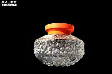 Herda Leuchten – Space age plafondlamp – Oranje - Jaren 70 beschikbaar voor biedingen