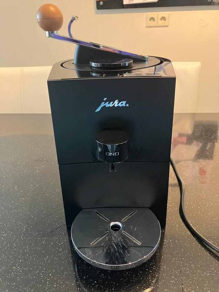 Jura ono koffiezetapparaat zwart, Witgoed en Apparatuur, Koffiezetapparaten, Zo goed als nieuw, Gemalen koffie, Koffiemachine
