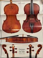 Poster van antieke Altviool - Gasparo da Salò (c.1580), Ophalen of Verzenden, A1 t/m A3, Muziek, Rechthoekig Staand