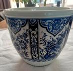 Delfsblauwe overpot, Ophalen of Verzenden