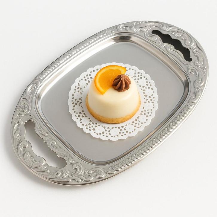 Petits fours amuse Rvs serveerschaaltjes horeca, Huis en Inrichting, Keuken | Servies, Nieuw, Schaal of Schalen, Overige stijlen