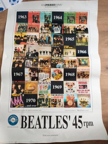 Beatles poster singles covers