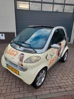 MCC Smart ForTwo AUTOMAAT 2001 leer stoelverwarming panorama, Automaat, Achterwielaandrijving, Zwart, Origineel Nederlands