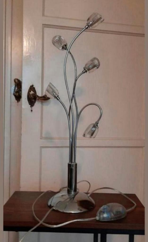 3 Design by Alladin Lampen - Setprijs, Huis en Inrichting, Lampen | Tafellampen, Gebruikt, 75 cm of meer, Glas, Metaal, Ophalen