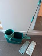 Leifheit Dweilset emmer 2 dweilen en stok, Ophalen of Verzenden, Dweilemmer, -bak, of -wagen