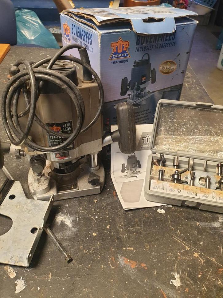 Top Craft Bovenfrees TBF-1050N + Freesjes, Doe-het-zelf en Verbouw, Gereedschap | Freesmachines, Gebruikt, Bovenfrees, Ophalen