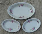 Mosa Rozen Kop en Schotel Vader Broodschaal en 2 Beleg, Antiek en Kunst, Antiek | Servies los, Ophalen of Verzenden